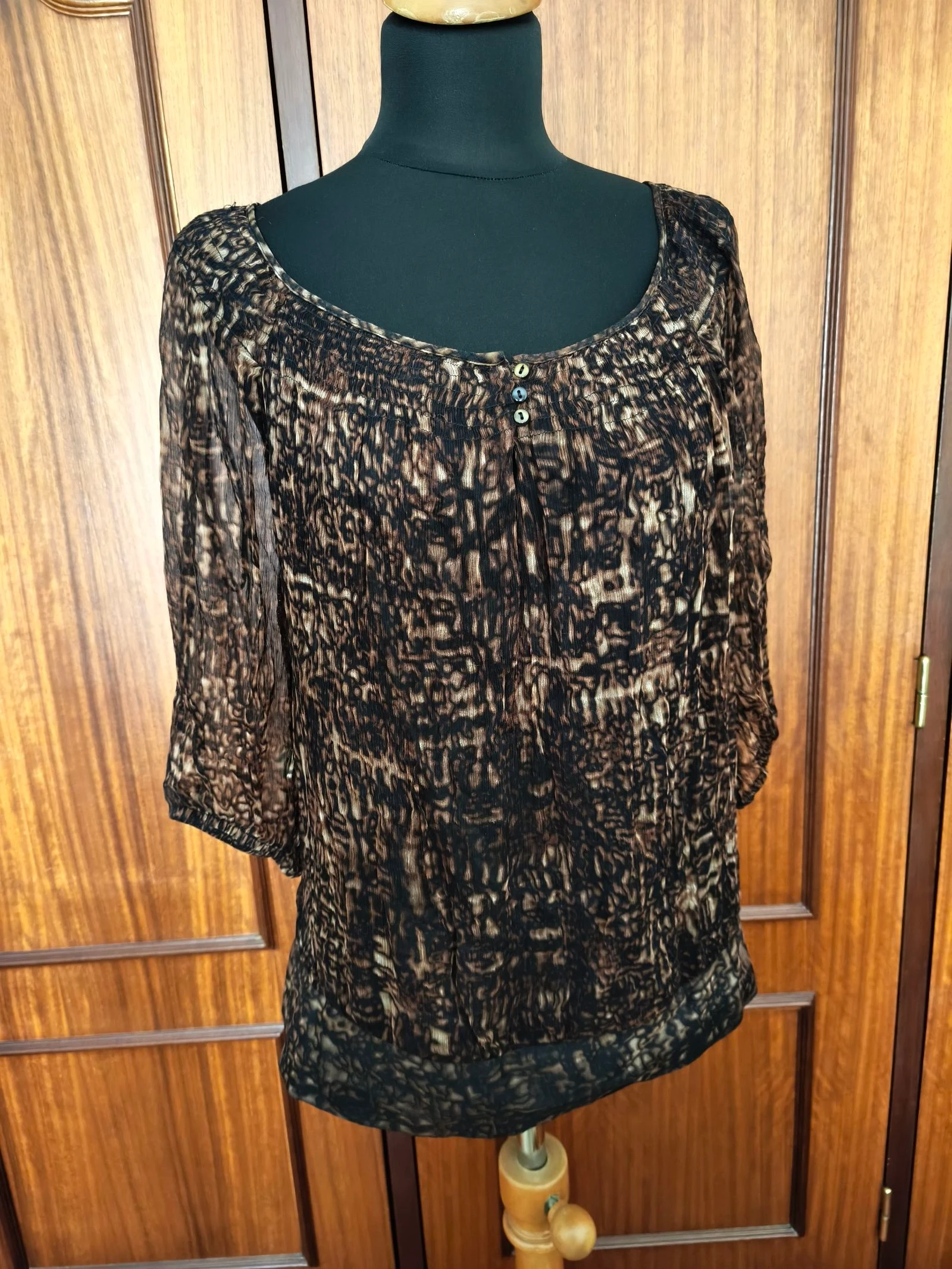 Blusa Zara Basic L (Forrada) / Top Zara – photo 2